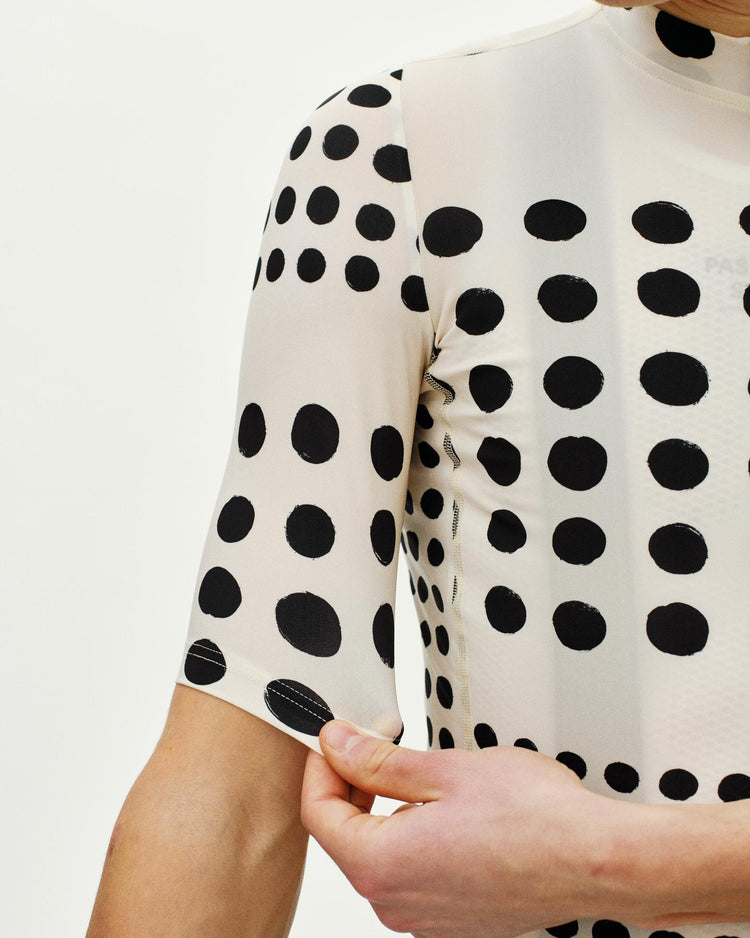 Men's Essential Jersey - Dot Off White