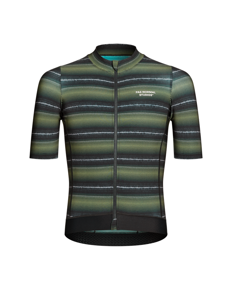 Men's Essential Jersey - Light Olive Stripe
