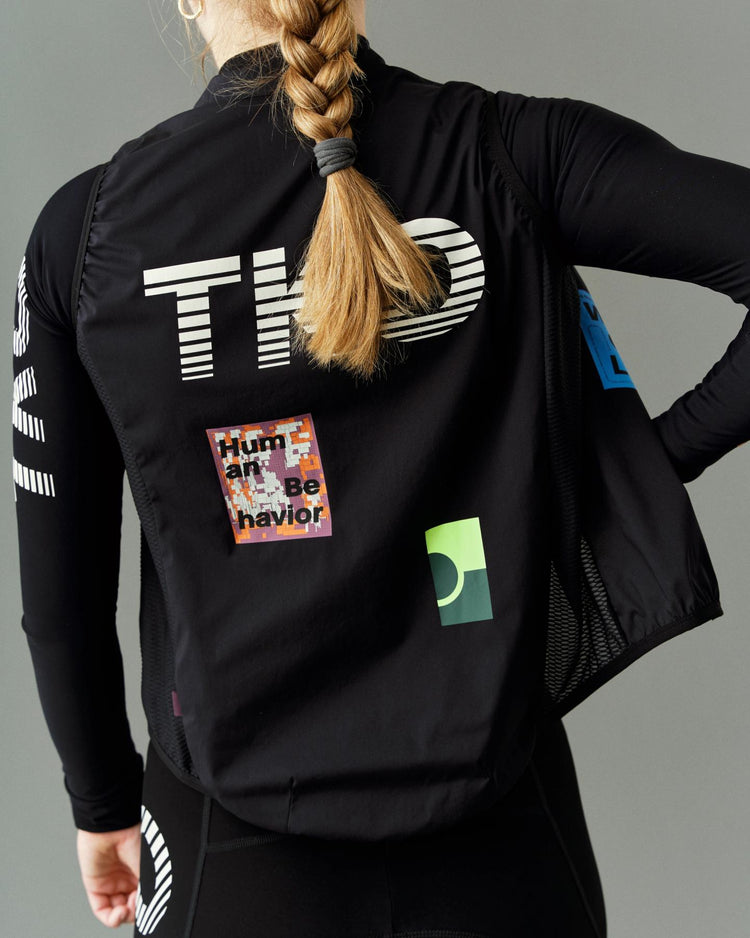 Womens's T.K.O. Mechanism Stow Away Gilet - Black