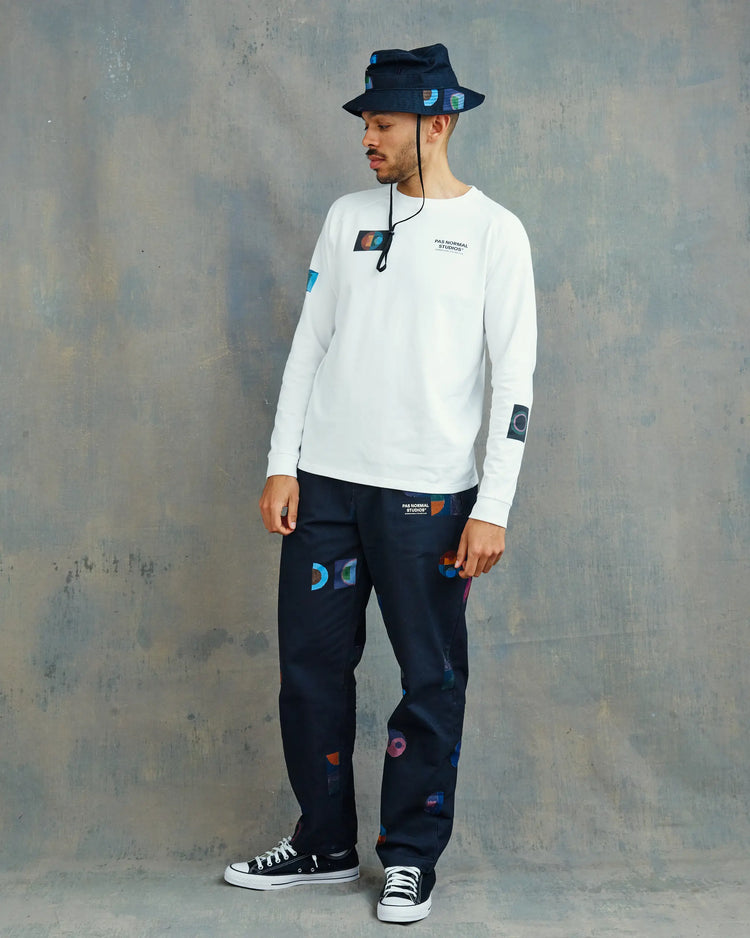 T.K.O. Off-Race Long Sleeve T-Shirt - White