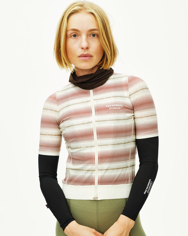 Women's Essential Jersey - Off White Stripe