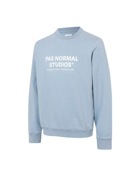 Off-Race Logo Sweatshirt — Light Blue