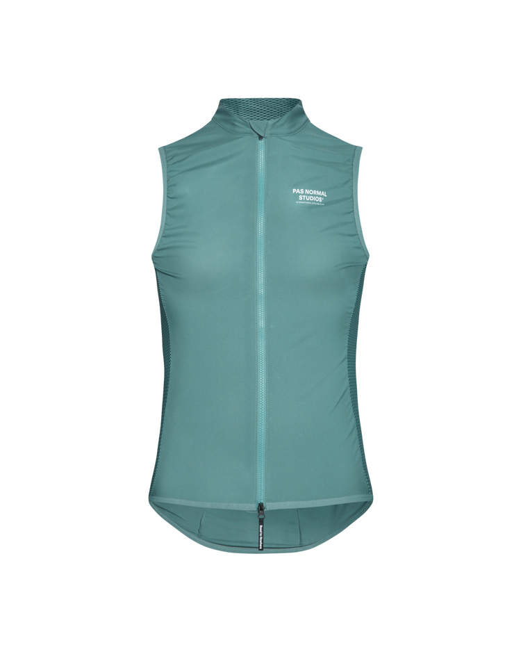 Women's Mechanism Stow Away Gilet - Grey Teal
