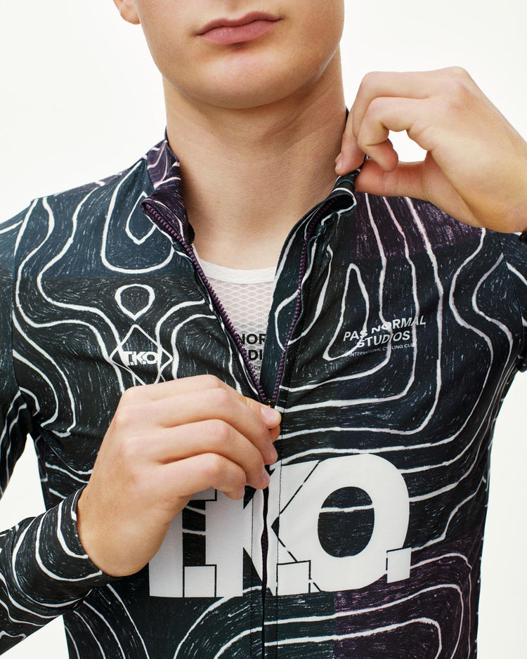 Men's TKO Mechanism Long Sleeve jersey - Black Multi