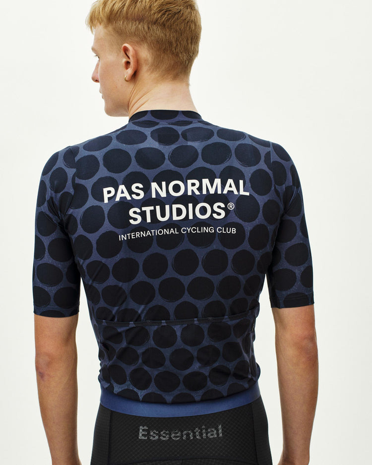 Men's Essential Jersey - Dot Dark Navy