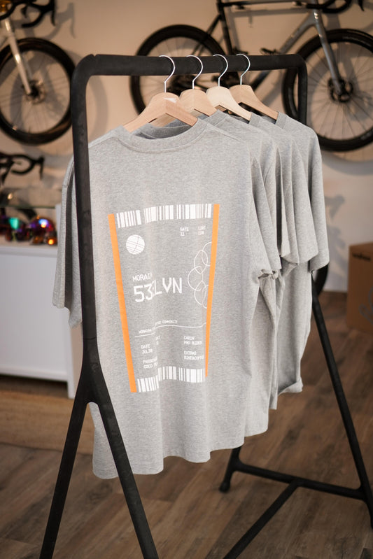 53.11 T-shirt Boarding Pass - Grey