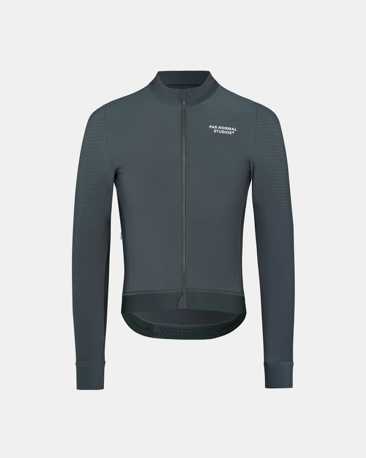 Men's Essential Long Sleeve Jersey - Dark Grey