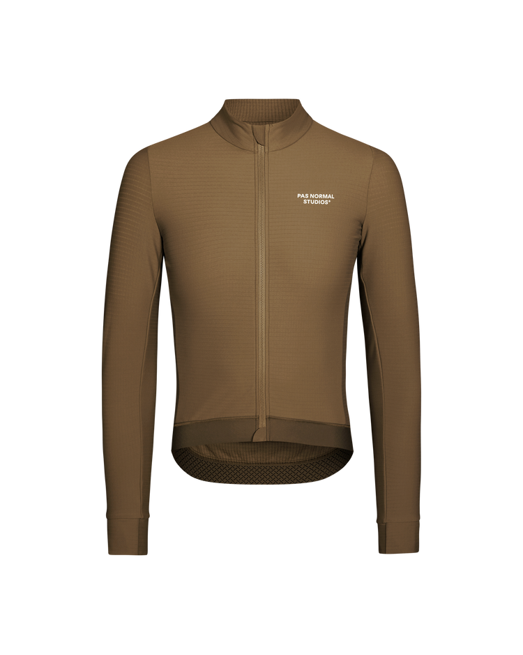 Men's Essential Long Sleeve Jersey - Ash Brown
