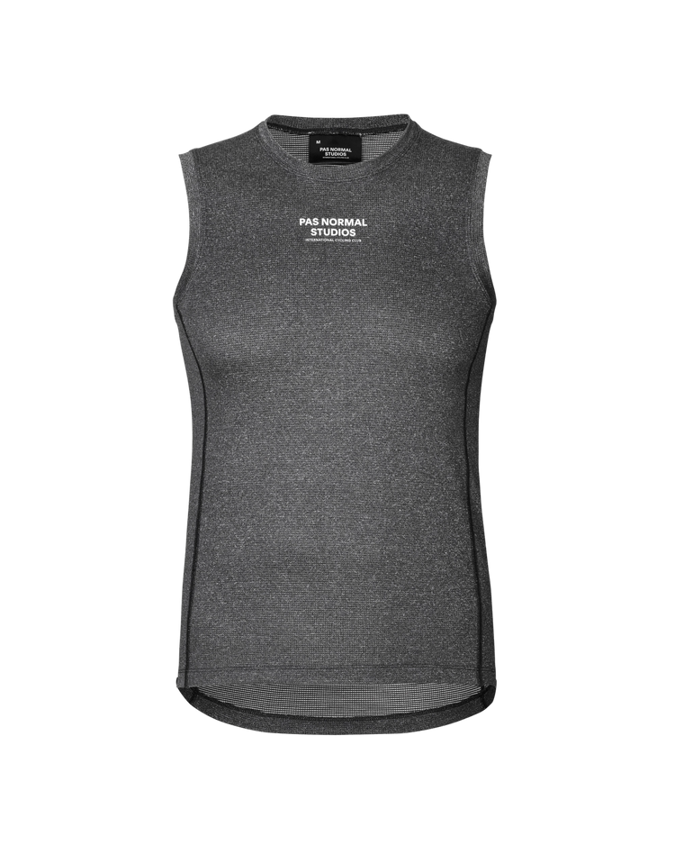 Mid Sleeveless Base Layer — Black