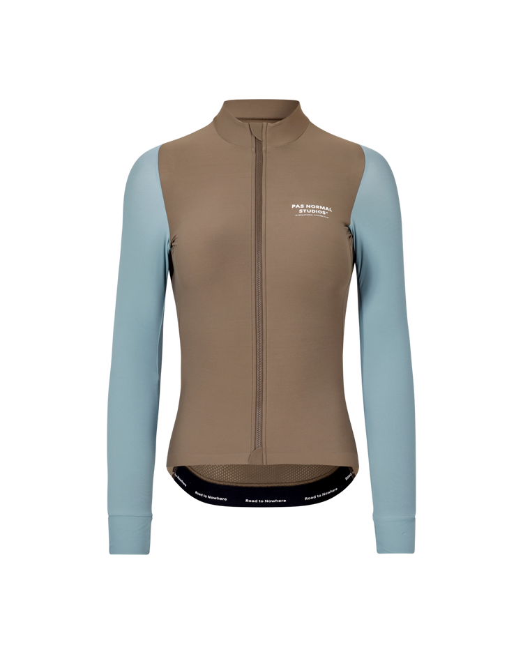 Women's Mechanism Long Sleeve Jersey - Dusty Blue/Dark Stone