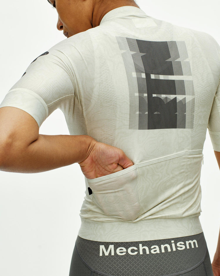 Women's Mechanism Logo Jersey - RTN Off White