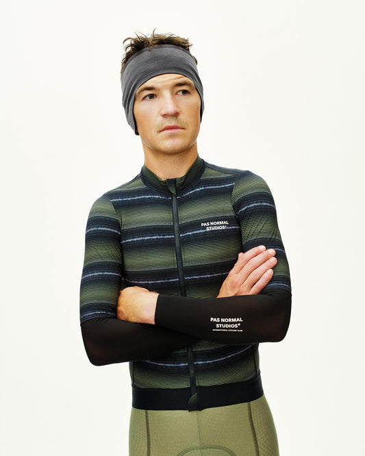 Men's Essential Jersey - Light Olive Stripe