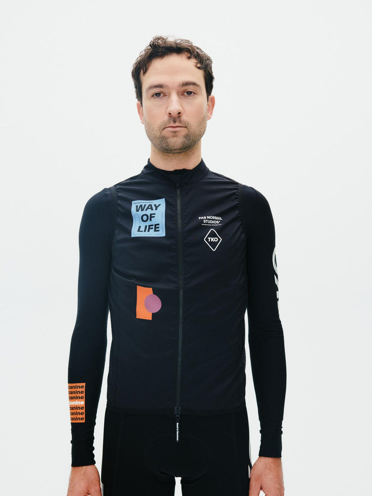 Men's T.K.O. Mechanism Stow Away Gilet - Black