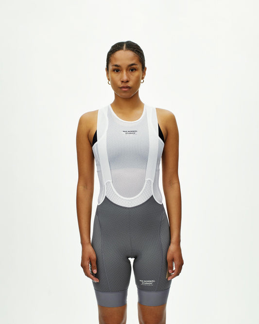 Women's Mechanism Logo Bibs-Medium Grey