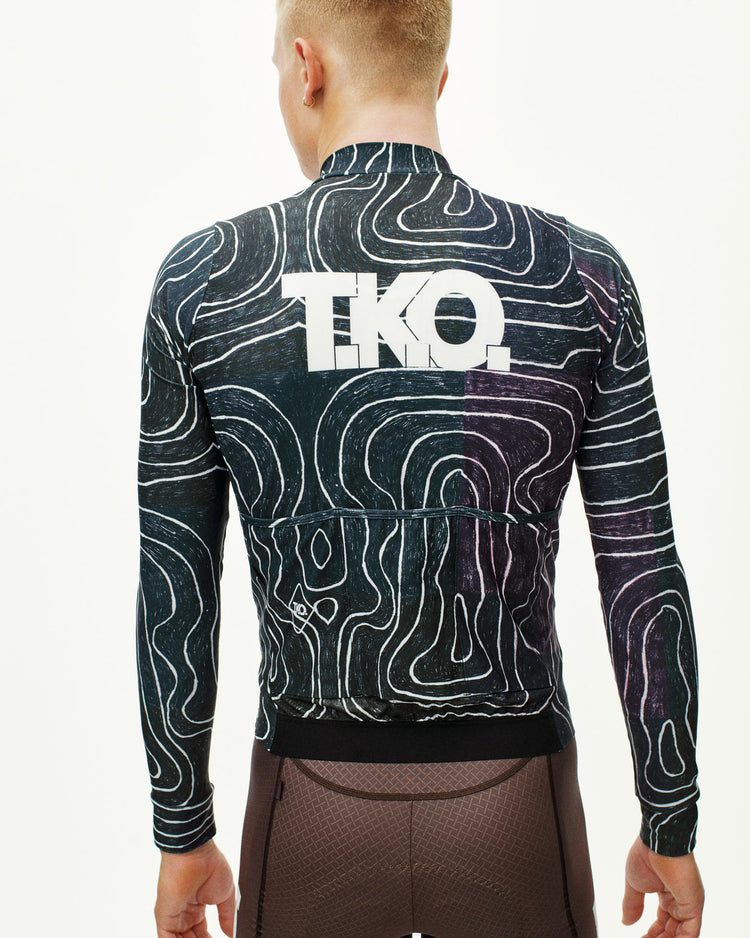 Men's TKO Mechanism Long Sleeve jersey - Black Multi