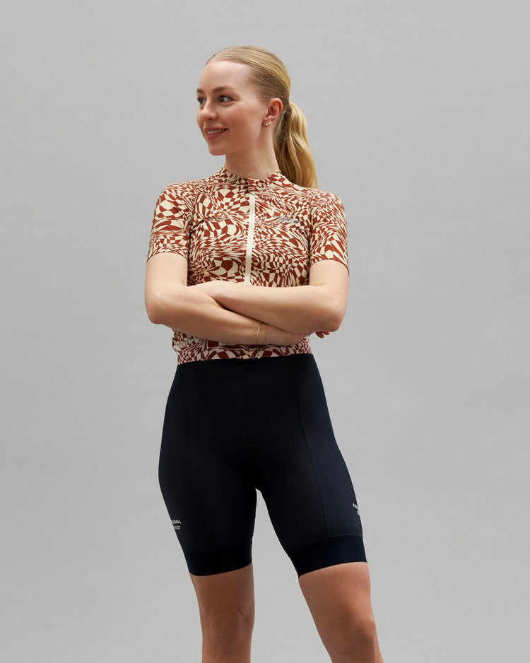 Women's Essential Jersey - Check Brick