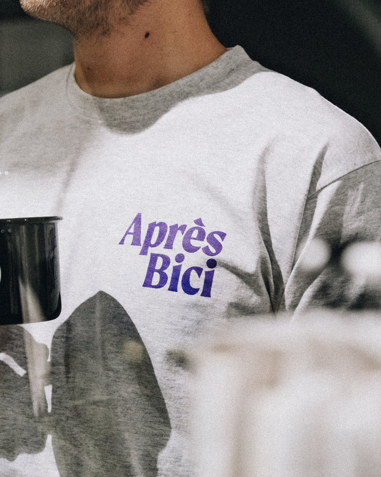 Apres Bici T-shirt - Grey/Purple