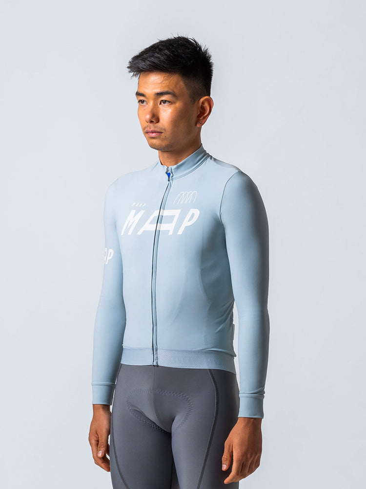 Maillot manga larga Adapt Thermal - Azul vapor