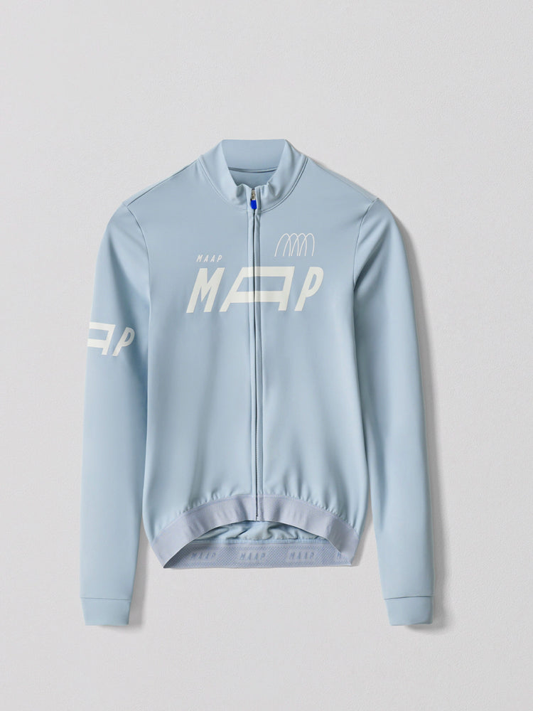 Maillot manga larga Adapt Thermal - Azul vapor
