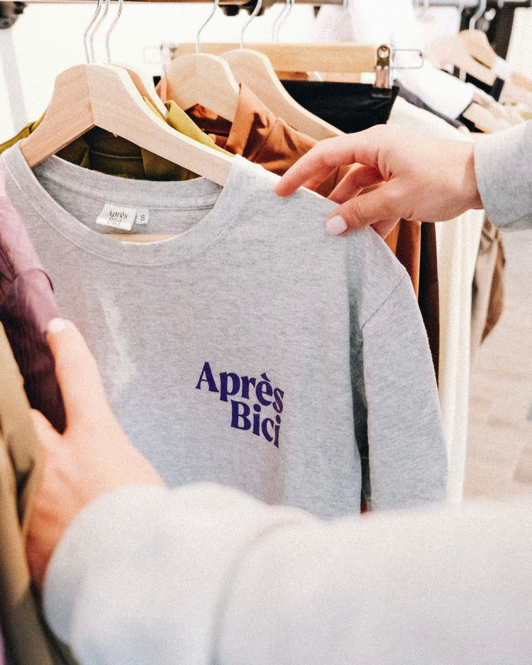 Apres Bici T-shirt - Grey/Purple