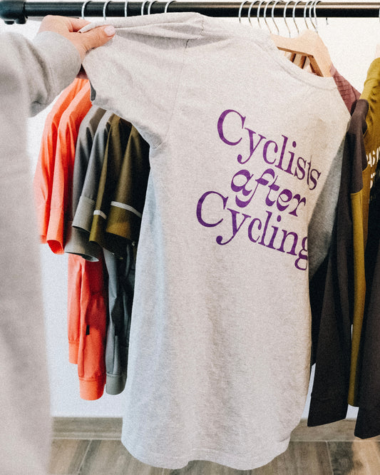 Apres Bici T-shirt - Grey/Purple