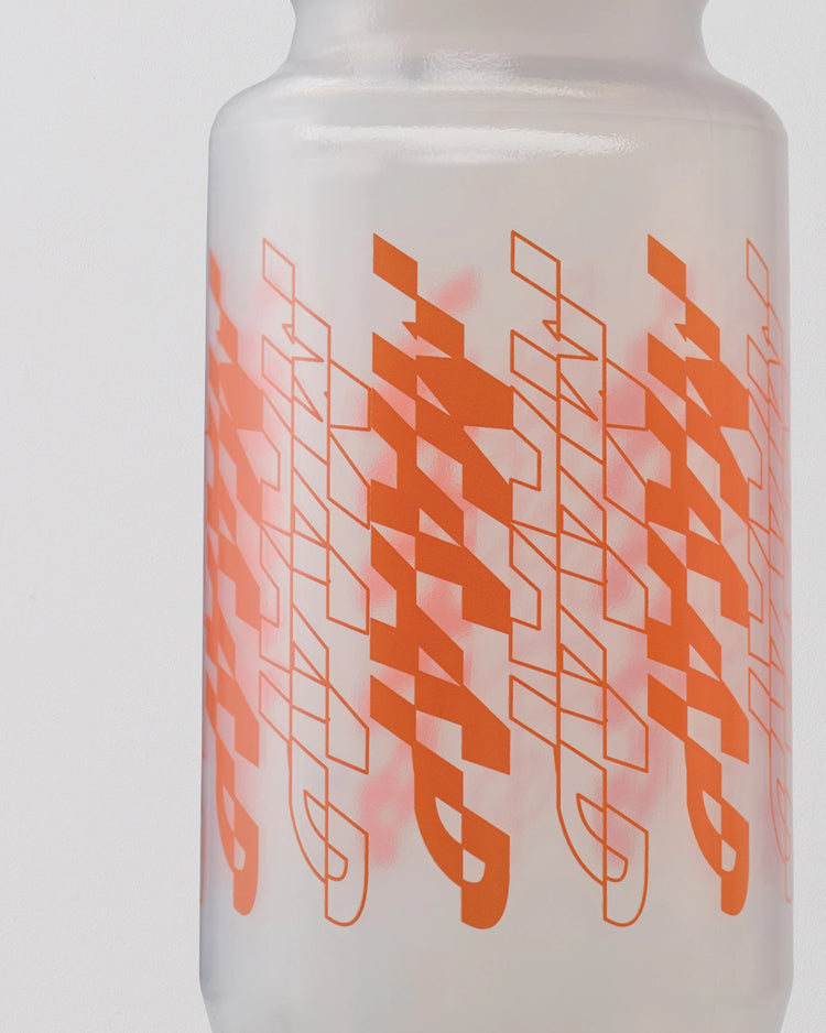 Botella de fragmentos - Llama/Transparente