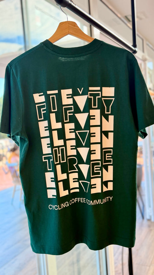 53.11 Letter T-shirt - Green