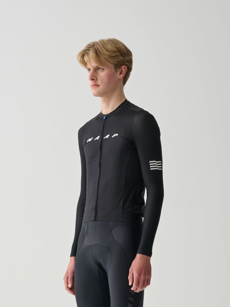 Men's Evade Pro Base LS Jersey 2.0 - Black