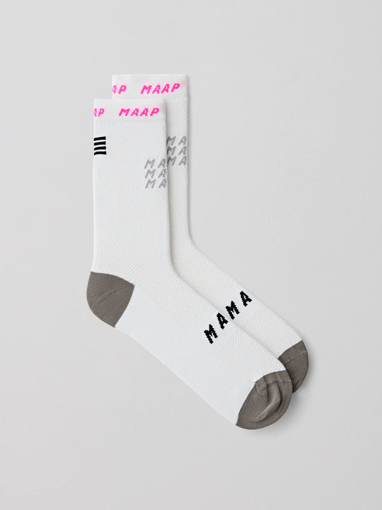 Eclipse Sock - White/Morel