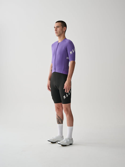 Men's Aeon Bib Short - Black/White