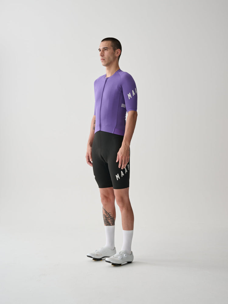 Men's Aeon Bib Short - Black/White