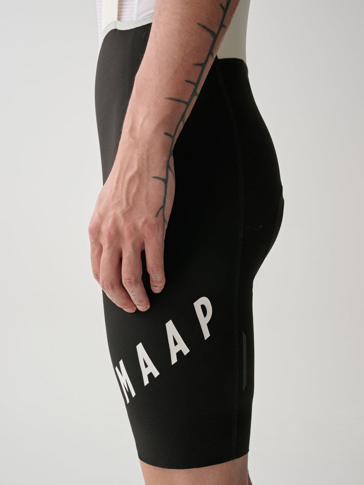 Men's Aeon Bib Short - Black/White