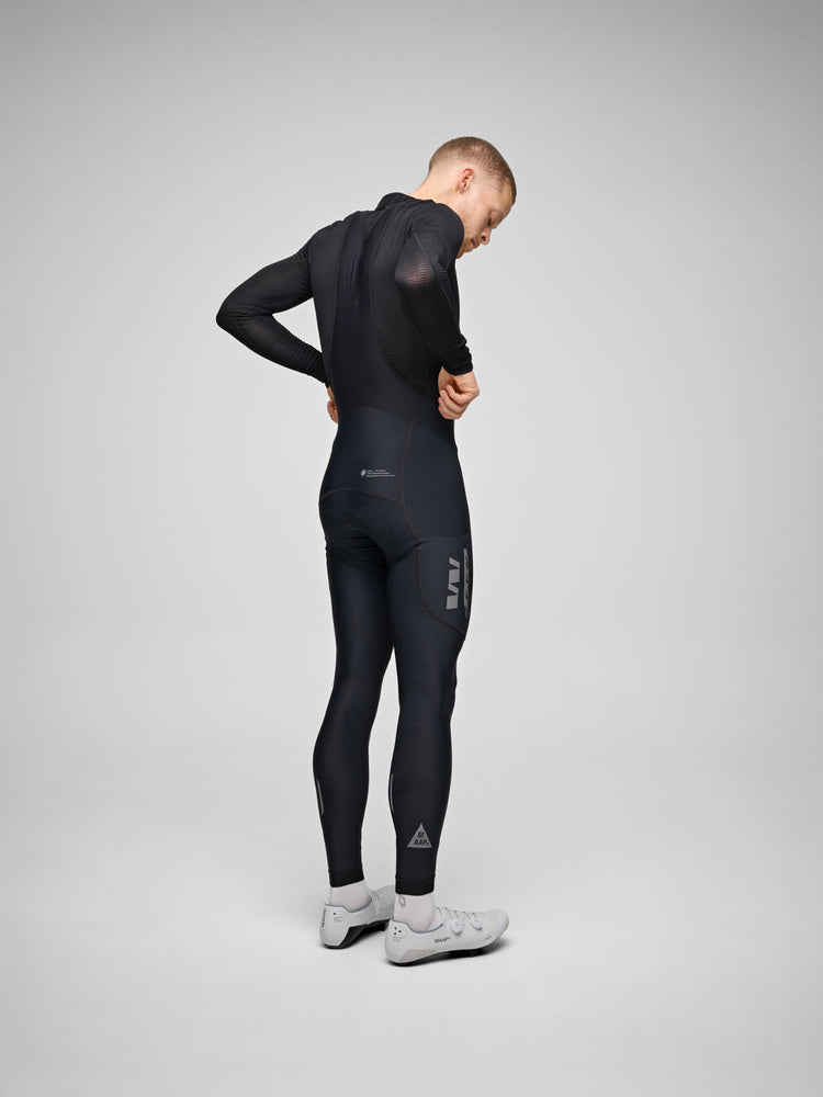 Men's Drome Team Bib Evo Cargo Tights - Black