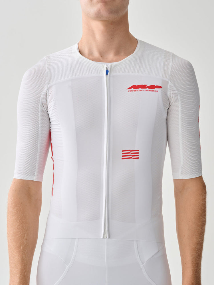 Men's Eclipse Pro Race Jersey - White/Infrared