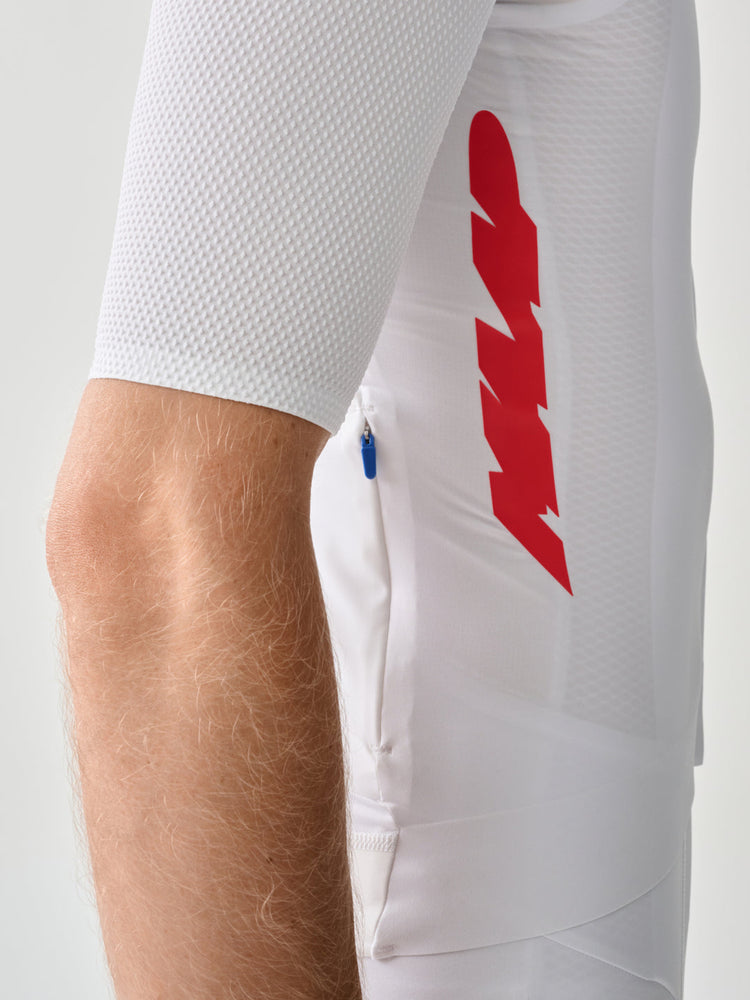 Men's Eclipse Pro Race Jersey - White/Infrared