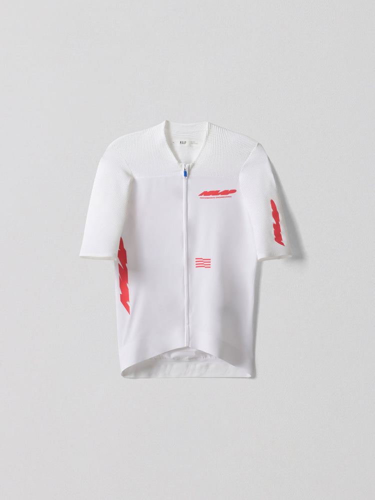 Men's Eclipse Pro Race Jersey - White/Infrared