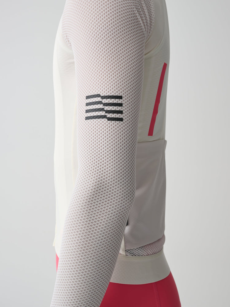 Men Evade Pro Base LS Jersey 2.0 Chalk