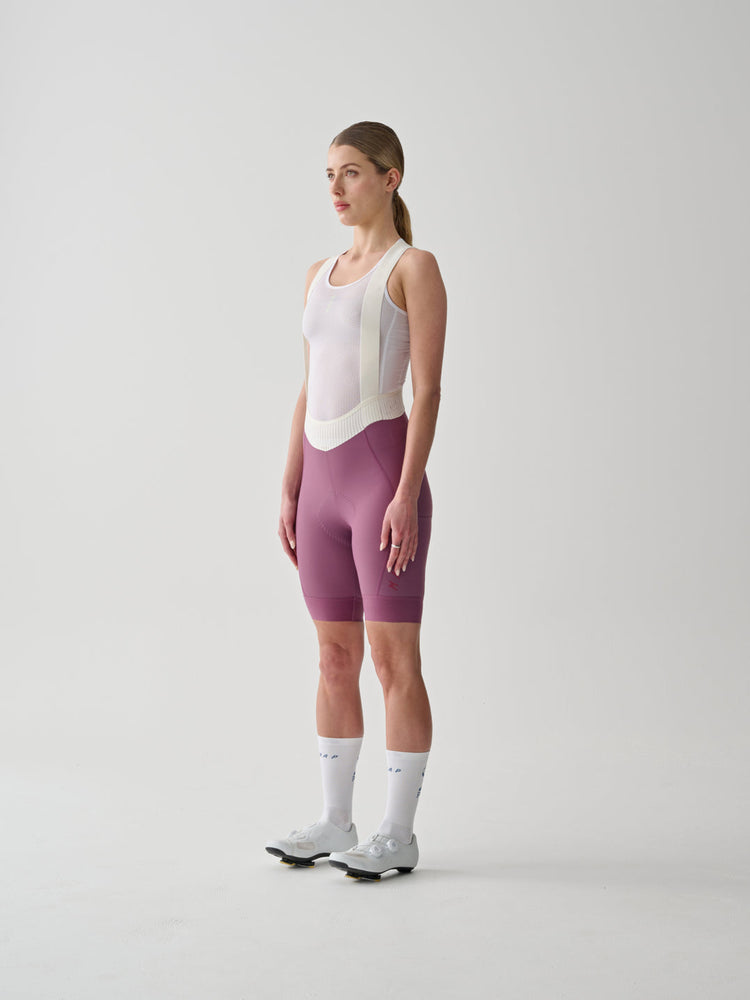Women's Team Bib Evo Cargo - Dark Mauve