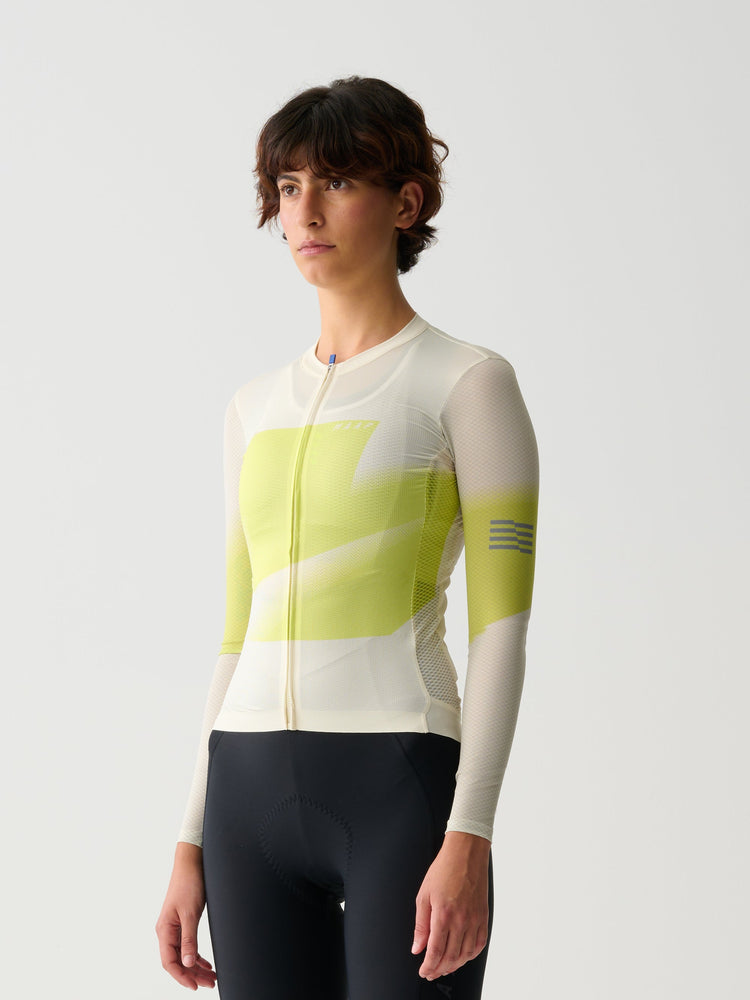 Women's Evolve Pro Air LS Jersey 2.0 - Chalk