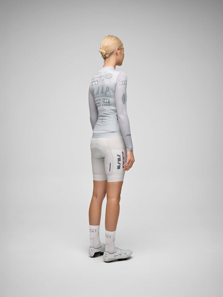 Women's Drome Pro Air LS Jersey 3.0 - Ice Gray