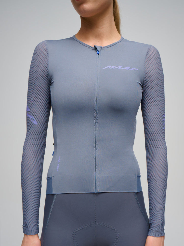 Women's Emerge LS Jersey - Galaxy Blue