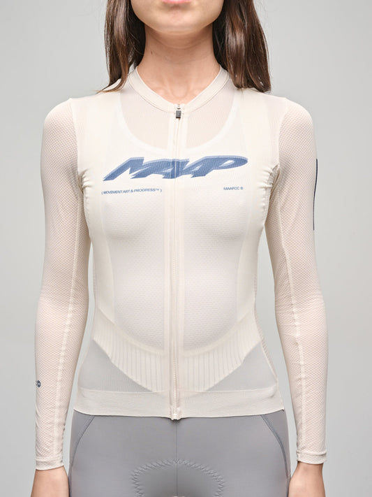 Women's Blaze Pro Air Long Sleeve Jersey 3.0 - Vanilla