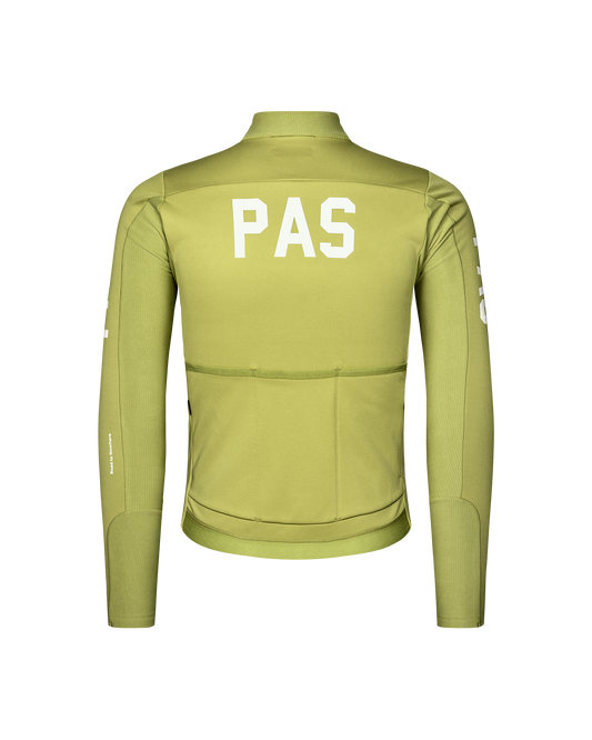 Men's PAS Mechanism Thermal Long Sleeve Jersey 2.0 - Dark Lime