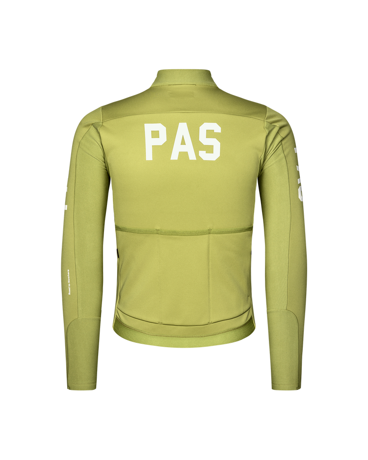 Men's PAS Mechanism Thermal Long Sleeve Jersey 2.0 - Dark Lime