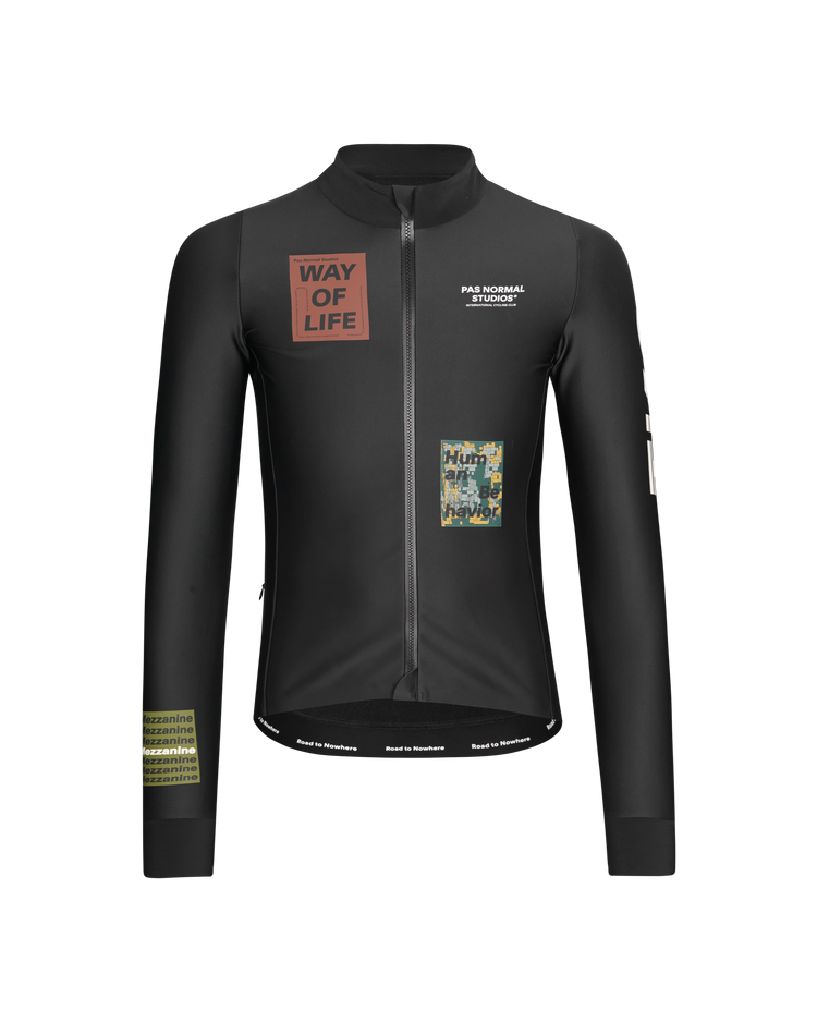 Men's T.K.O. Mechanism Long Sleeve Jersey - Black