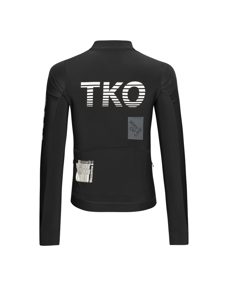 Men's T.K.O. Mechanism Long Sleeve Jersey - Black