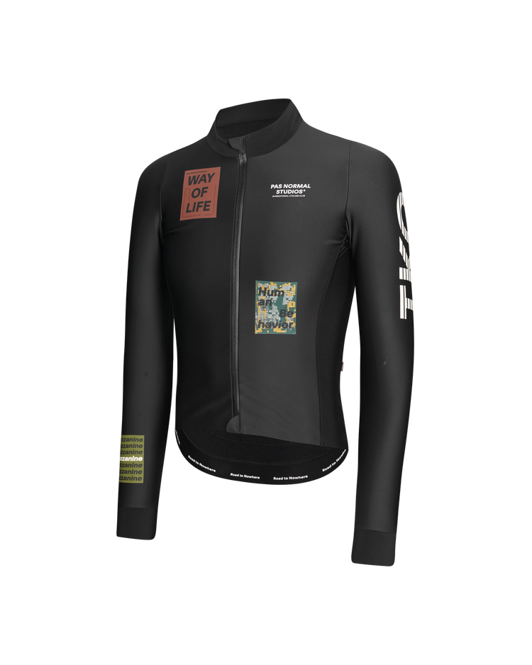 Men's T.K.O. Mechanism Long Sleeve Jersey - Black