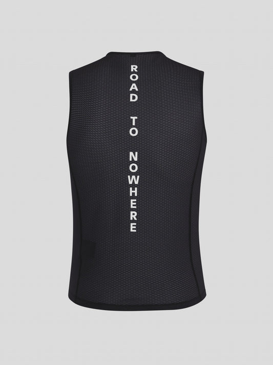 Camiseta interior sin mangas para hombre - Negro