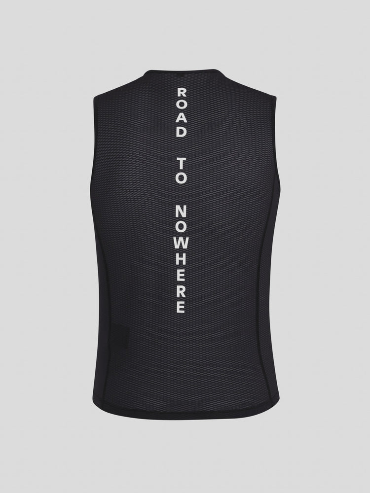 Camiseta interior sin mangas para hombre - Negro