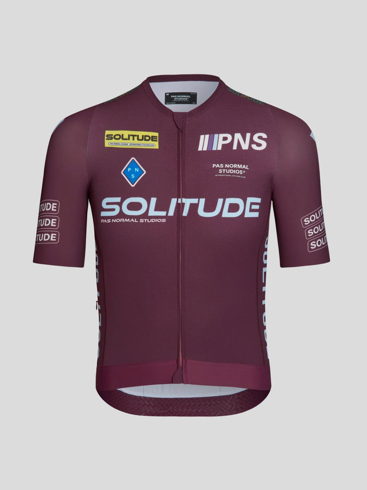 Solitude Jersey-logo voor heren - Bordeaux
